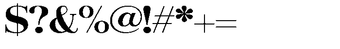 Aurestia Extra Bold Semi Expanded Font OTHER CHARS