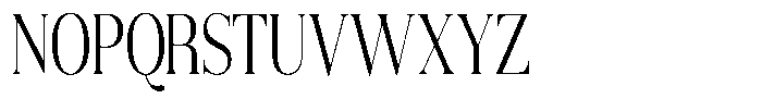 Aurestia Extra Light Condensed Font UPPERCASE