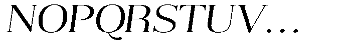 Aurestia Extra Light Expanded Italic Font UPPERCASE