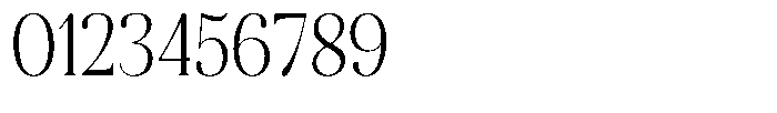 Aurestia Extra Light Semi Condensed Font OTHER CHARS