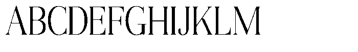 Aurestia Extra Light Semi Condensed Font UPPERCASE