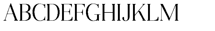 Aurestia Extra Light Font UPPERCASE