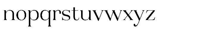 Aurestia Extra Light Font LOWERCASE