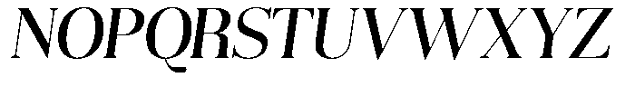 Aurestia Italic Font UPPERCASE