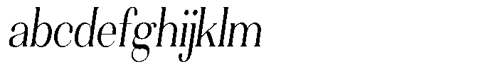 Aurestia Light Condensed Italic FONT