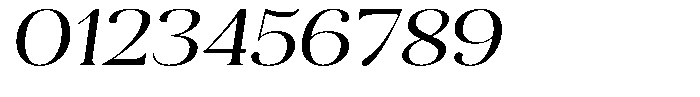 Aurestia Light Expanded Italic Font OTHER CHARS