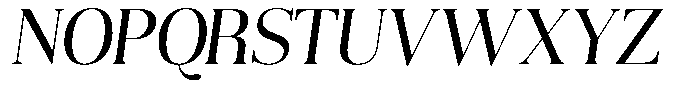 Aurestia Light Italic Font UPPERCASE