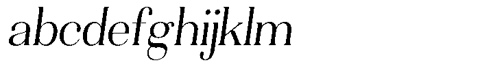 Aurestia Light Semi Condensed Italic FONT