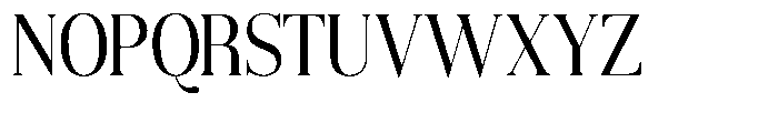 Aurestia Light Semi Condensed Font UPPERCASE