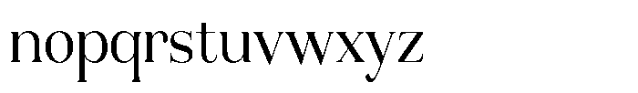 Aurestia Light Semi Condensed Font LOWERCASE