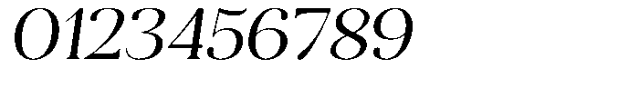 Aurestia Light Semi Expanded Italic Font OTHER CHARS