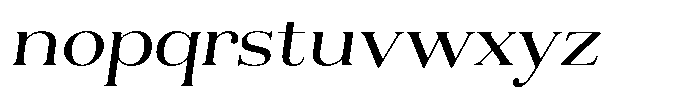 Aurestia Light Semi Expanded Italic Font LOWERCASE