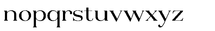Aurestia Light Semi Expanded Font LOWERCASE