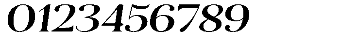 Aurestia Medium Expanded Italic Font OTHER CHARS
