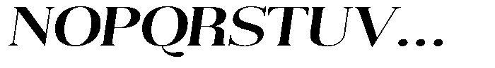 Aurestia Medium Expanded Italic Font UPPERCASE