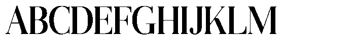 Aurestia Medium Semi Condensed Font UPPERCASE
