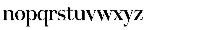 Aurestia Medium Semi Condensed Font LOWERCASE