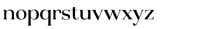 Aurestia Regular Font LOWERCASE
