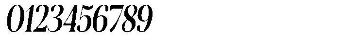 Aurestia Semi Bold Condensed Italic Font OTHER CHARS