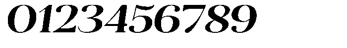Aurestia Semi Bold Expanded Italic Font OTHER CHARS