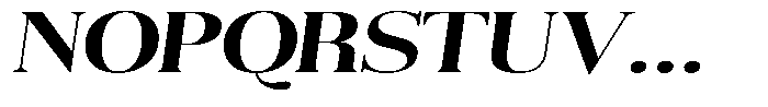 Aurestia Semi Bold Expanded Italic Font UPPERCASE