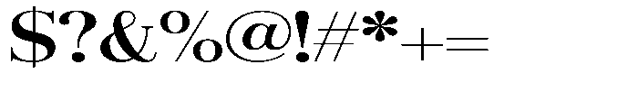 Aurestia Semi Bold Expanded Font OTHER CHARS