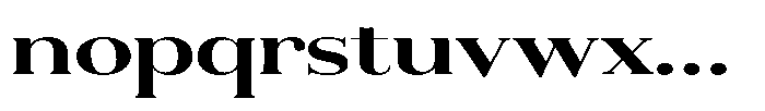 Aurestia Semi Bold Expanded Font LOWERCASE
