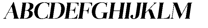 Aurestia Semi Bold Italic Font UPPERCASE