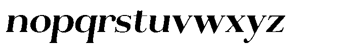 Aurestia Semi Bold Italic Font LOWERCASE