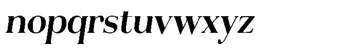 Aurestia Semi Bold Semi Condensed Italic Font LOWERCASE