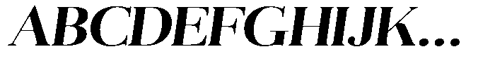 Aurestia Semi Bold Semi Expanded Italic Font UPPERCASE