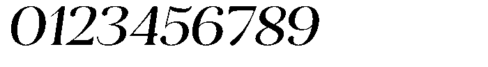 Aurestia Semi Expanded Italic Font OTHER CHARS