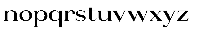 Aurestia Semi Expanded Font LOWERCASE