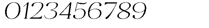 Aurestia Thin Expanded Italic Font OTHER CHARS