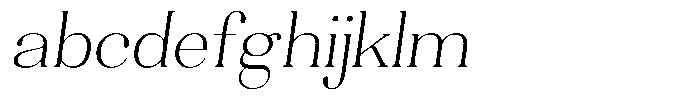 Aurestia Thin Italic FONT