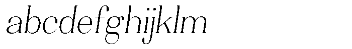 Aurestia Thin Semi Condensed Italic FONT
