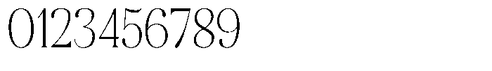 Aurestia Thin Semi Condensed Font OTHER CHARS