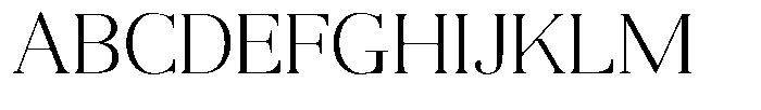 Aurestia Thin Semi Expanded Font UPPERCASE