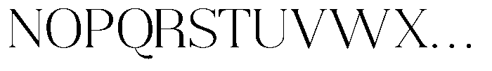 Aurestia Thin Semi Expanded Font UPPERCASE