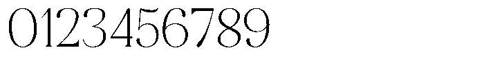 Aurestia Thin Font OTHER CHARS