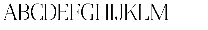 Aurestia Thin Font UPPERCASE