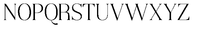 Aurestia Thin Font UPPERCASE