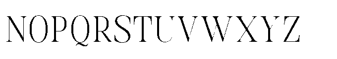 Aurestine Serif Variable Normal Font UPPERCASE