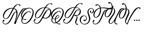 Aurethia Font UPPERCASE