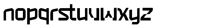 Aurex Regular Font LOWERCASE