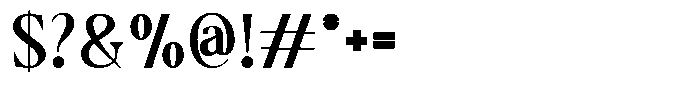 Aurine Font OTHER CHARS