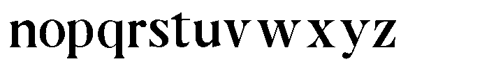 Aurine Font LOWERCASE
