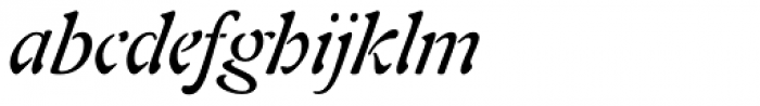 Auriol Italic Font LOWERCASE