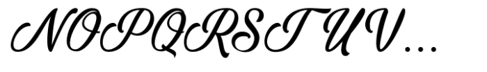 Aurisha Script Font UPPERCASE