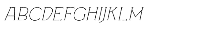Aurlen Rough Italic Font UPPERCASE